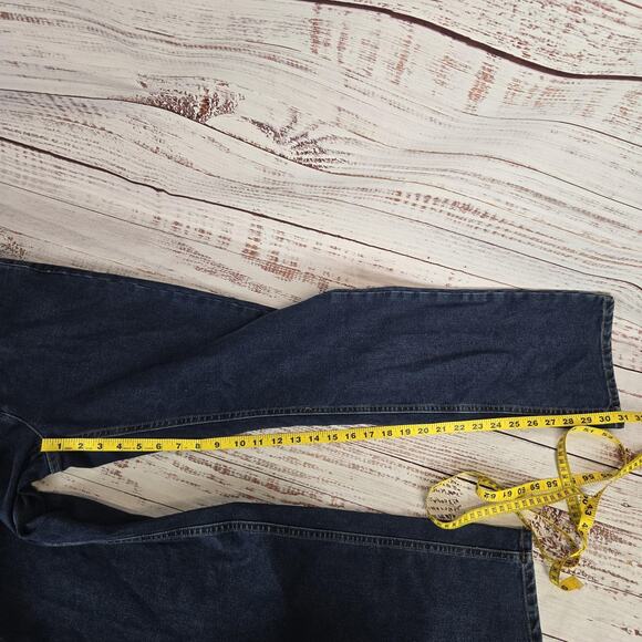 Vintage Casual Corner Jeans Women Sz 4 Stretch Bootcut High Rise Denim Dark Wash - Picture 10 of 11